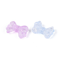 Transparent Crackle Acrylic Beads&nbsp;CACR-T002-02M