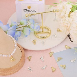 40Pcs 2 Colors Rack Plating Alloy Charms&nbsp;PALLOY-CA0002-39