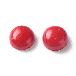 Synthetic Coral Cabochons&nbsp;G-F501-03-2mm