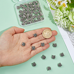 50Pcs Tibetan Style Alloy Beads&nbsp;FIND-PH0036-17AS