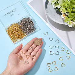 300Pcs 2 Colors Iron Triangle Linking Ring&nbsp;IFIN-SP0001-70