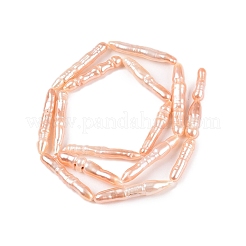 Natural Baroque Pearl Keshi Pearl Beads Strands&nbsp;PEAR-N021-15-01