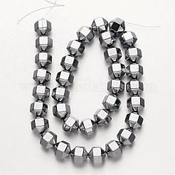 Electroplate Non-magnetic Synthetic Hematite Bead Strands&nbsp;G-F300-29A-01