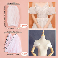 Detachable Polyester Wedding Dress Straps&nbsp;AJEW-OC0004-84