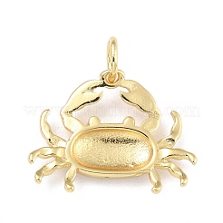 Brass Enamel Pendants&nbsp;KK-G402-34G