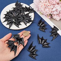 40Pcs 2 Style Demon Wing PU Leather Ornament Accessories&nbsp;FIND-GF0005-93C