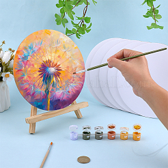 6Pcs Painting Canvas Panels&nbsp;DIY-GF0012-57