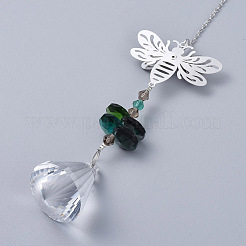 Crystals Chandelier Suncatchers Prisms&nbsp;AJEW-G025-F06
