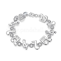 Musical Note Brass Link Bracelets for Women&nbsp;FS-WG94BAE-01
