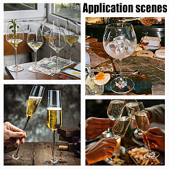 DIY Acrylic & Brass Wine Glass Charms Making Kits&nbsp;DIY-HY0002-89A