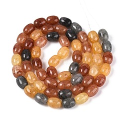 Baking Paint Crackle Glass Beads Strands&nbsp;DGLA-N019-01A-04