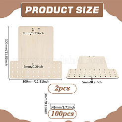 2Pcs Wood Wreath Boards&nbsp;DIY-FG0006-77C