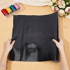 Crocodile Pattern PU Leather Fabric&nbsp;DIY-BC0018-10C
