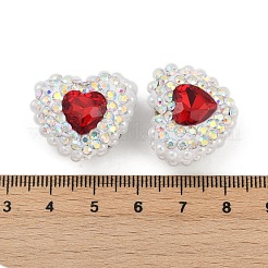 Polymer Clay Glass Rhinestone Beads&nbsp;CLAY-NH0001-13B