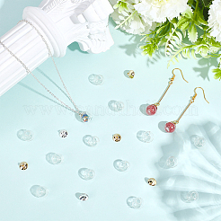 60Pcs Round Mechanized One Hole Blown Glass Globe Ball Bottles&nbsp;BLOW-PA0001-03A