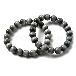 Grade AA Natural Eagle Eye Stone Round Beads Stretch Bracelets for Women&nbsp;BJEW-L712-B05-10mm