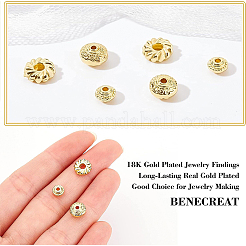 90Pcs 3 Style Alloy Spacer Beads&nbsp;FIND-BC0002-08