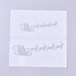 Christmas Theme Plastic Reusable Drawing Painting Stencils Templates&nbsp;DIY-G027-D01