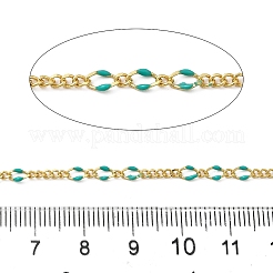 Brass Enamel Figaro Chains&nbsp;CHC-L053-09G-03