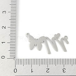 Non-Tarnish 304 Stainless Steel Pendants&nbsp;STAS-L279-002P-M