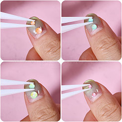 600Pcs 6 Colors Glass Cabochons&nbsp;GLAA-CA0001-60