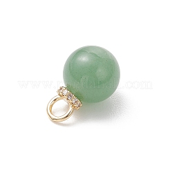 4Pcs 4 Styles Natural Amethyst & Green Aventurine & Rose Quartz & White Jade Pendants&nbsp;PALLOY-JF04936