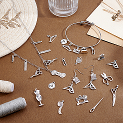 80Pcs 20 Styles Tibetan Style Alloy Pendants&nbsp;FIND-GA0008-80