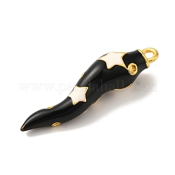 Rack Plating Brass Enamel Pendants&nbsp;KK-A229-29G