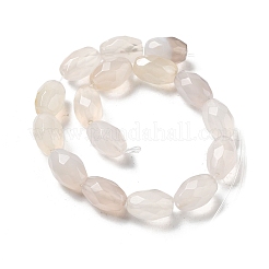 Natural White Agate Beads Strands&nbsp;G-P520-C14-01