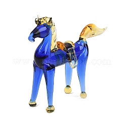 Handmade Lampwork Horse Figurines&nbsp;LAMP-C026-05F