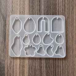 DIY Irregular Shape Pendants Silicone Molds&nbsp;X-DIY-A038-02A