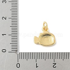 Brass Enamel Charms&nbsp;KK-B148-04G-03