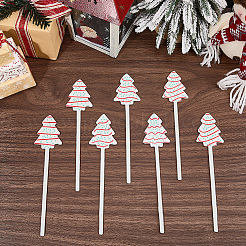14Pcs Wooden Cake Toppers Decorations&nbsp;DIY-CN0005-56B