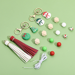 DIY Christmas Keychain Wristlet Making Kit&nbsp;DIY-CA0005-77