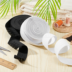 16 Yards 2 Colors Polyester Elastic Ribbon&nbsp;EC-PH0001-27