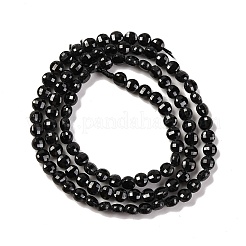 Natural Black Spinel Beads Strands&nbsp;X-G-F770-B01-01