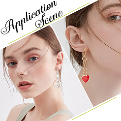 36Pcs 6 Styles 304 Stainless Steel Clip-on Earring Findings&nbsp;STAS-SC0008-33