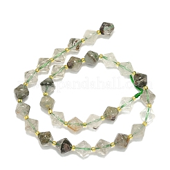 Natural Lodolite Quartz Beads Strands&nbsp;G-I376-C14-01