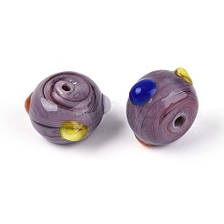 Handmade Lampwork Bumpy Beads&nbsp;LAMP-ZX003-07-07