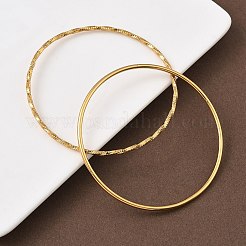 7Pcs 304 Stainless Steel Bangles for Women&nbsp;BJEW-C132-03G