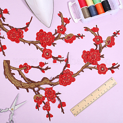 Polyester Clothing Patches&nbsp;PATC-WH0021-035B