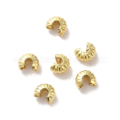 Brass Crimp Beads Covers&nbsp;X-FIND-Z039-13A-G