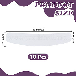 Plastic Tab Collar for Clergy Shirt&nbsp;AJEW-WH0348-732A