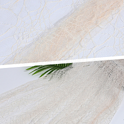 Polyester Spider Web Lace Fabric&nbsp;DIY-WH20049-44C