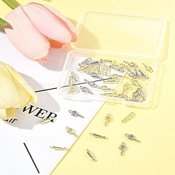 40Pcs 4 Styles Alloy Pendants&nbsp;FIND-FS0004-17