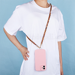 Transparent Acrylic Link Cell Phone Chain Crossbody Neck Chain&nbsp;HJEW-AB00022