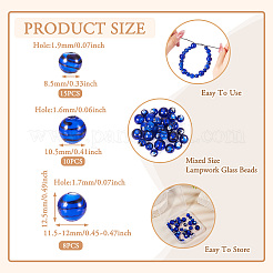 32Pcs Handmade Lampwork Beads&nbsp;LAMP-TA0001-56D