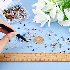 400pcs 8 colors Cubic Zirconia Cabochons&nbsp;ZIRC-PH0001-39