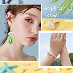 54Pcs 27 Styles Light Gold Plated Alloy Enamel Pendants&nbsp;ENAM-YW0005-14