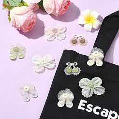 27Pcs 9 Styles Lace and CCB Embroidery Sewing Fiber&nbsp;DIY-CJ0003-20